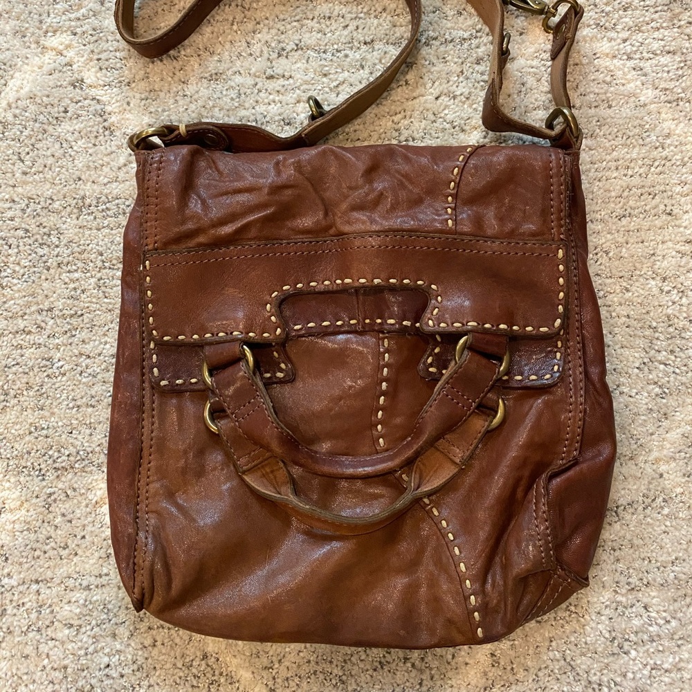 Lucky Brand Leather Crossbody Purse